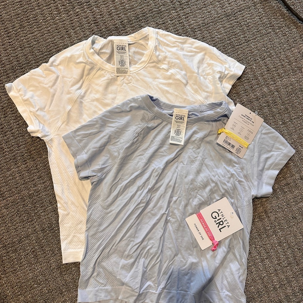 NWT Athleta Power Up Sport Length T’s - 14